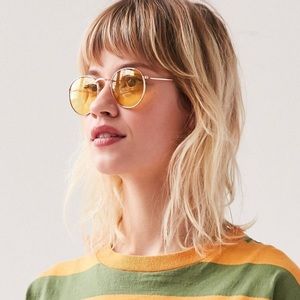Urban Outfitters Yellow Sunglasses